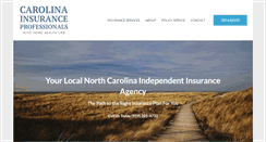 Desktop Screenshot of carolinainsuranceprofessionals.com